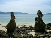 บรรยากาศชายหาดเกาะรังใหญ่ อ.เมือง จ.ภูเก็ต